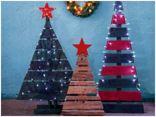 Árvore de Natal com Pallets