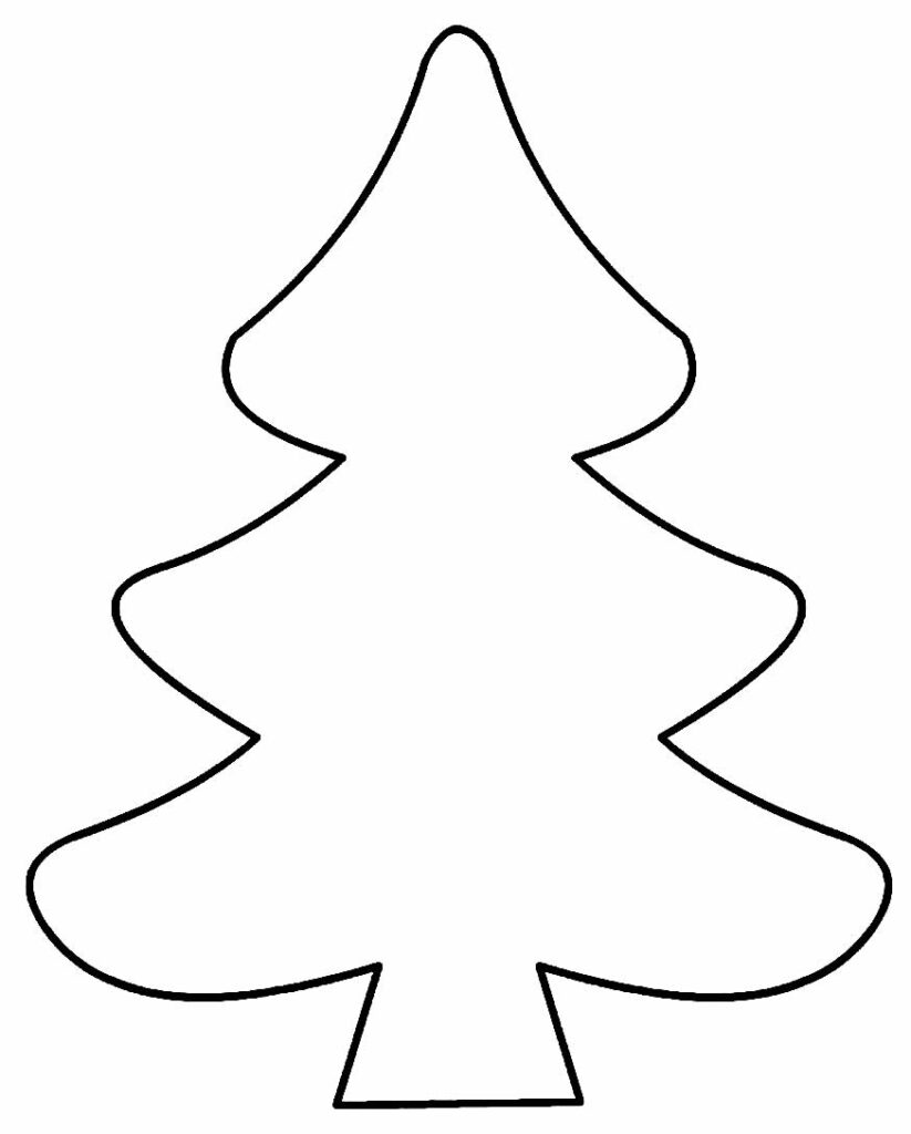 Moldes para fazer Árvore de Natal de papel