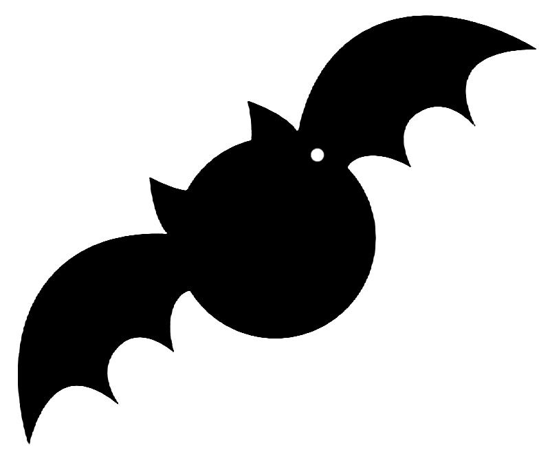 Molde para Morcego de Papel