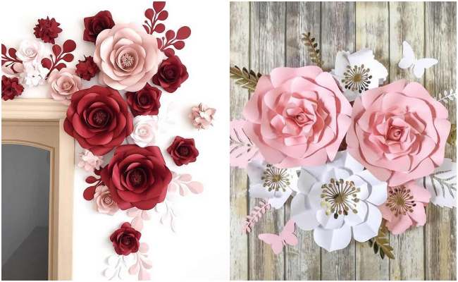 Flores de Papel para Decoração de Dia das Mães - Casablog