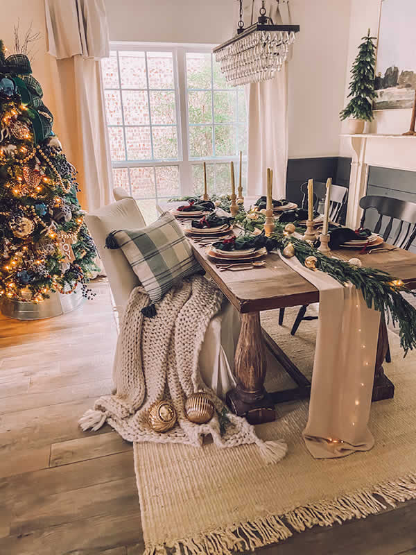 Decoração de Mesa de Natal