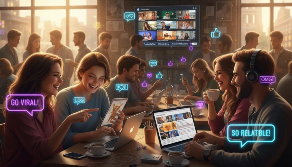 Conteúdos virais: como criar materiais que explodem em engajamento rápido