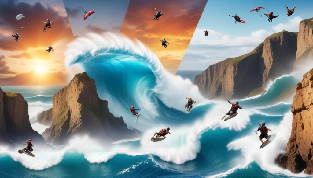 Esportes radicais: 7 aventuras extremas que explodem sua adrenalina (68 caracteres)