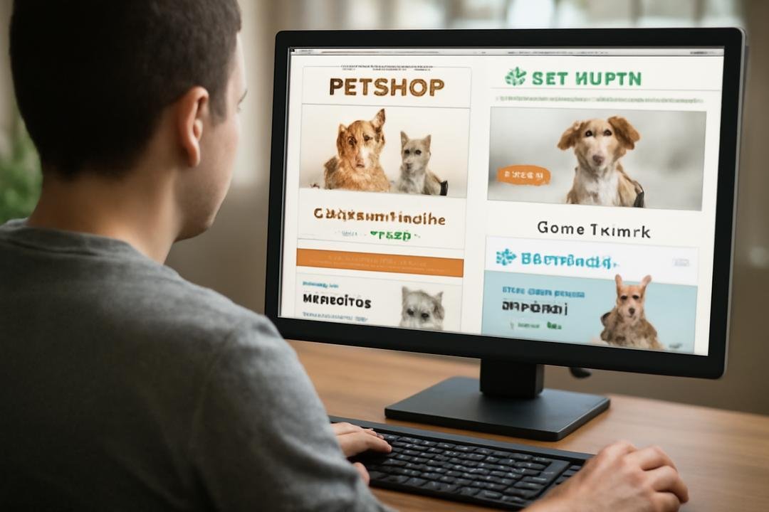 Principais produtos disponíveis em pet shops online Principais produtos disponíveis em pet shops online